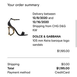 D&G blk heeled shoes with logo